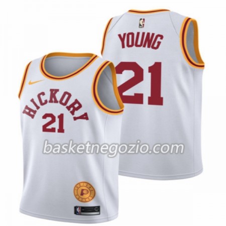 Canotte Uomo Indiana Pacers Thaddeus Young 21 Nike Classic Edition Swingman